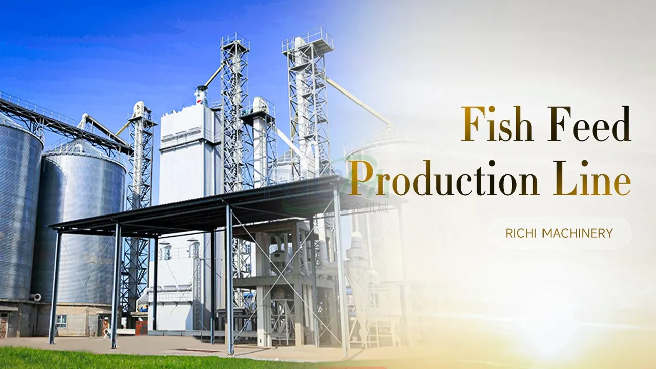 Featured images from the demonstration video of the floating fish feed extruder's trial operation