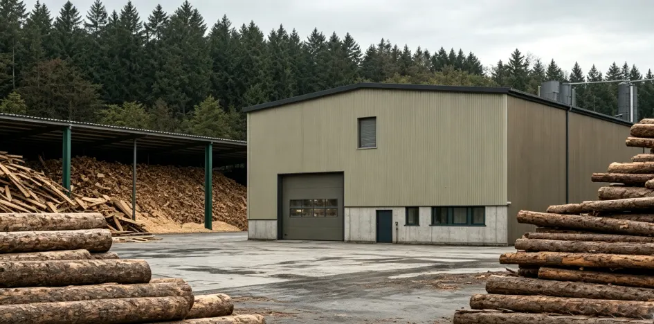 Canada: 2-3 t/h fully automated biomass/wood pellet production line
