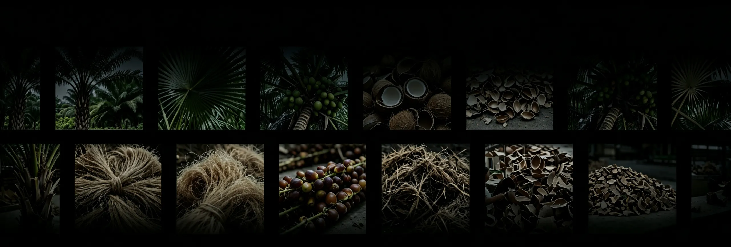Various wastes generated during palm oil processing can be processed into fuel pellets.
