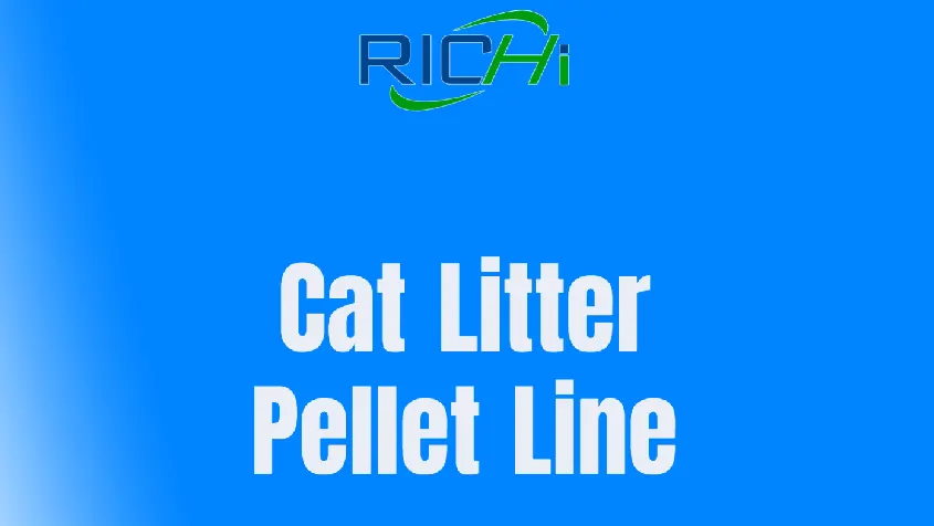 Featured images from the bentonite cat litter production line process video.