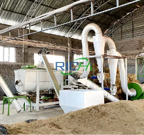 Case studies of CE and SGS certified sawdust biomass pellet plant on site
