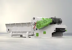 Industrial wood chipper machine for biomass pellet plant