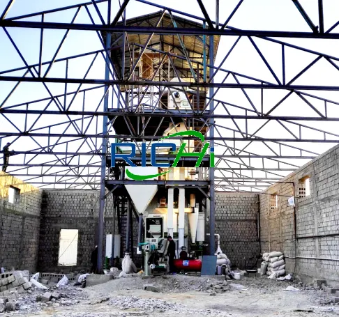 Case studies of complete turnkey pig feed pellet production line on site