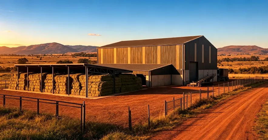 RICHI biomass pellet mills can be used in family farms to process agricultural waste