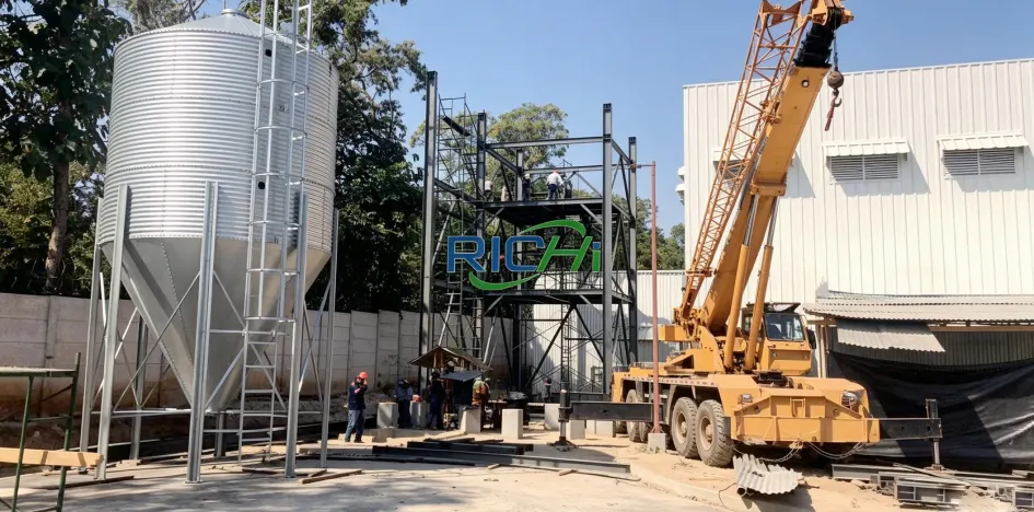Full automatic horse feed production line factory, turnkey feed processing plant for equine compound feed productio