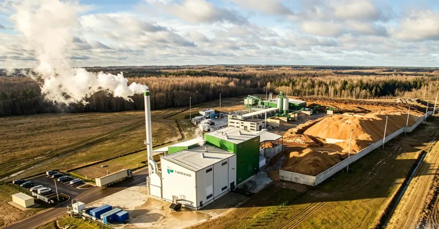 RICHI biomass pellet mills can produce a stable supply of biomass fuel for industrial power plants