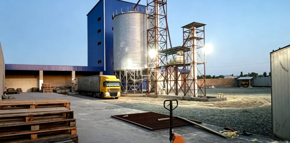 Turnkey pig feed production line project, commercial livestock feed mill machinery for swine feed manufacturing factory