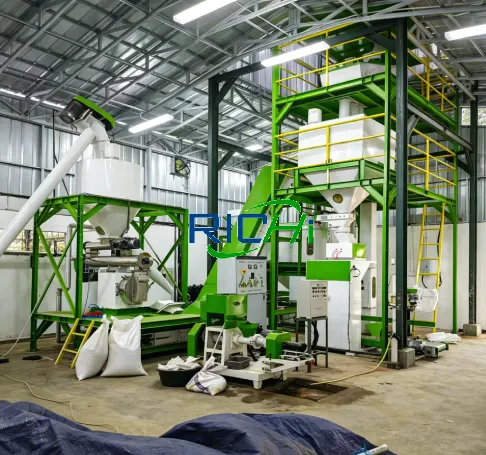 8-10T/H pig feed compound factory Senegal, turnkey livestock pig feed pellet processing plant equipment