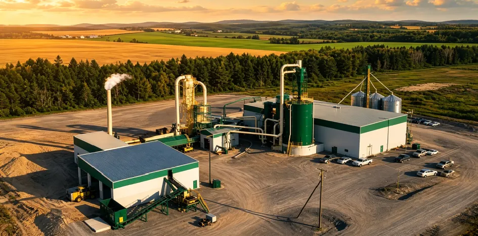 Industrial RDF biofuel pellet production line, waste derived fuel pellet manufacturing plant for solid fuel production