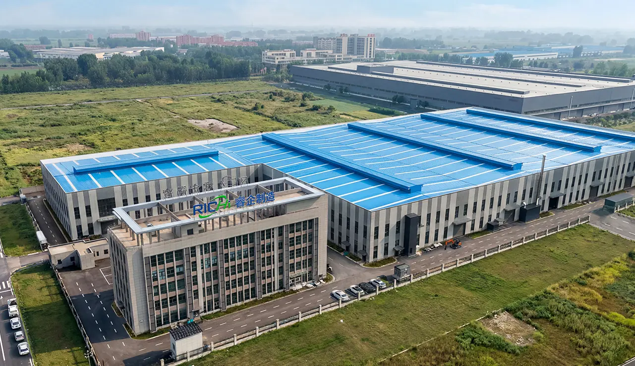 Exterior view of RICHI pellet machinery manufacturing factory office building