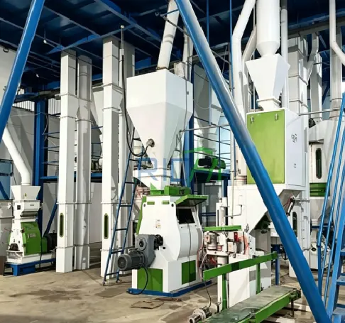 Case studies of semi-automatic floating aquatic feed extrusion production line site