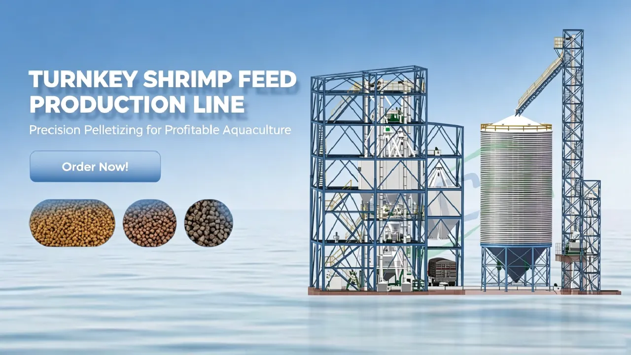Ligne de production clé en main de granulés pour crevettes, usine complète de transformation d'aliments aquacoles destinée à la fabrication d'aliments de haute qualité pour crevettes