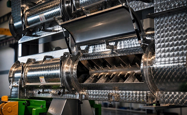 RICHI stainless steel steam conditioner internal paddle structure for pellet mill raw material conditioning