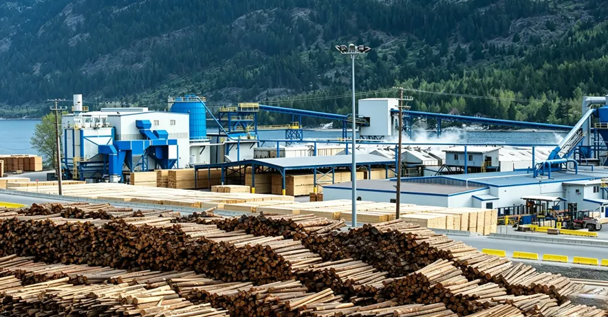 RICHI biomass pellet mills can be used in timber processing plants