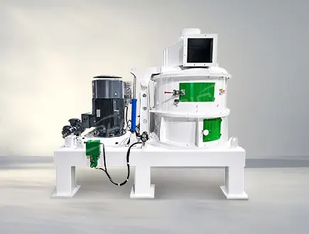 Vertical ultrafine pulverizer grinder for fine feed raw material crushing