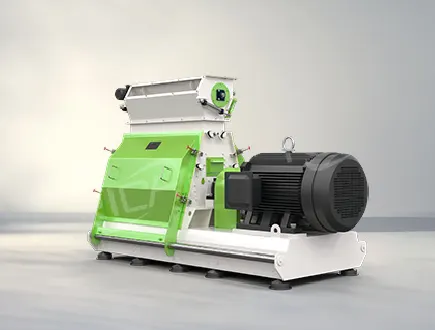 Water drop type hammer crusher mill for grain straw raw material grinding