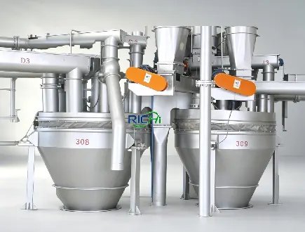 Fully Automatic Multi-bin Feed Raw Material Batching Weighing System for Complete Feed Production Plant