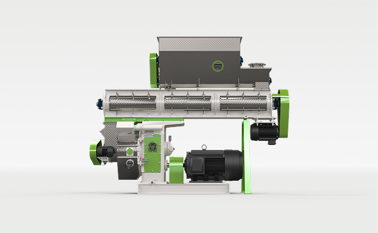RICHI straw alfalfa grass biomass pellet maker for agricultural waste pelletizing