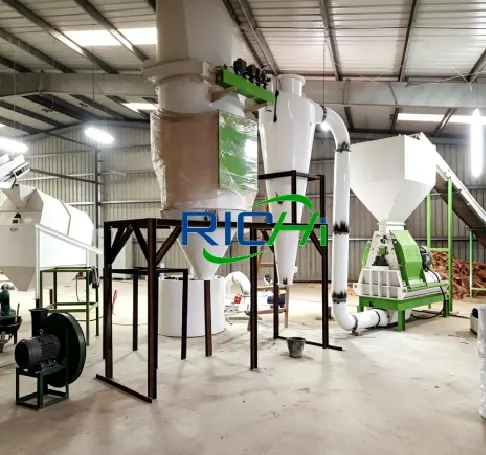 Case studies of fully automated rice husk pellet production line (on-site)