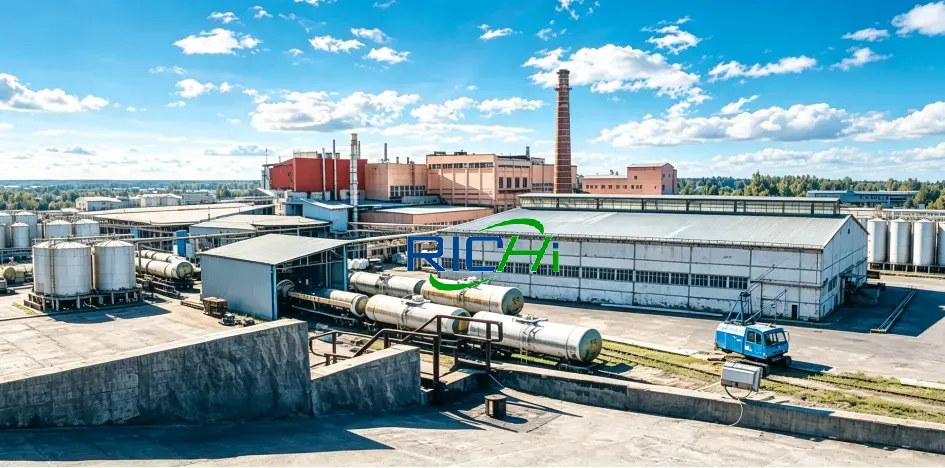 Cow dung drying machine working in pellet production line, reduce manure moisture before pelletizing