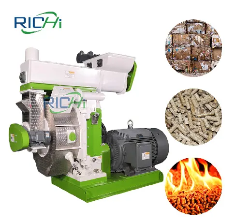Eco Friendly Paper Pellet Mill Recycle Waste Paper Into Combustion Pellets For Sale