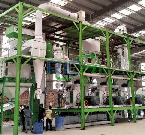 Case studies of semi-automatic crop straw biomass pellet production line