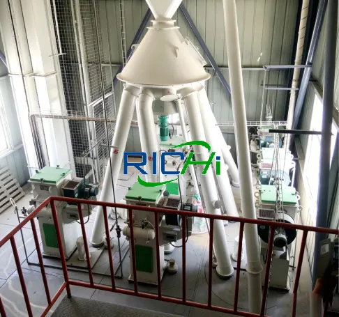 Case studies of semi-automatic turnkey project for complete livestock and poultry feed systems on site