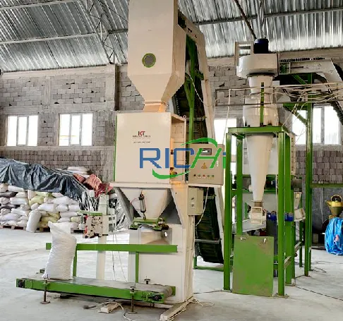 Case studies of semi-automatic wood biomass fuel pellet plant on site