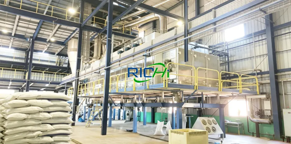 Turnkey automatic premix feed production line, complete powder premixed animal feed manufacturing equipment for feed factory