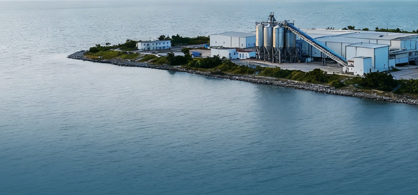 Coastal EFB Biomass Pellet Production Plant (Schematic Rendering)