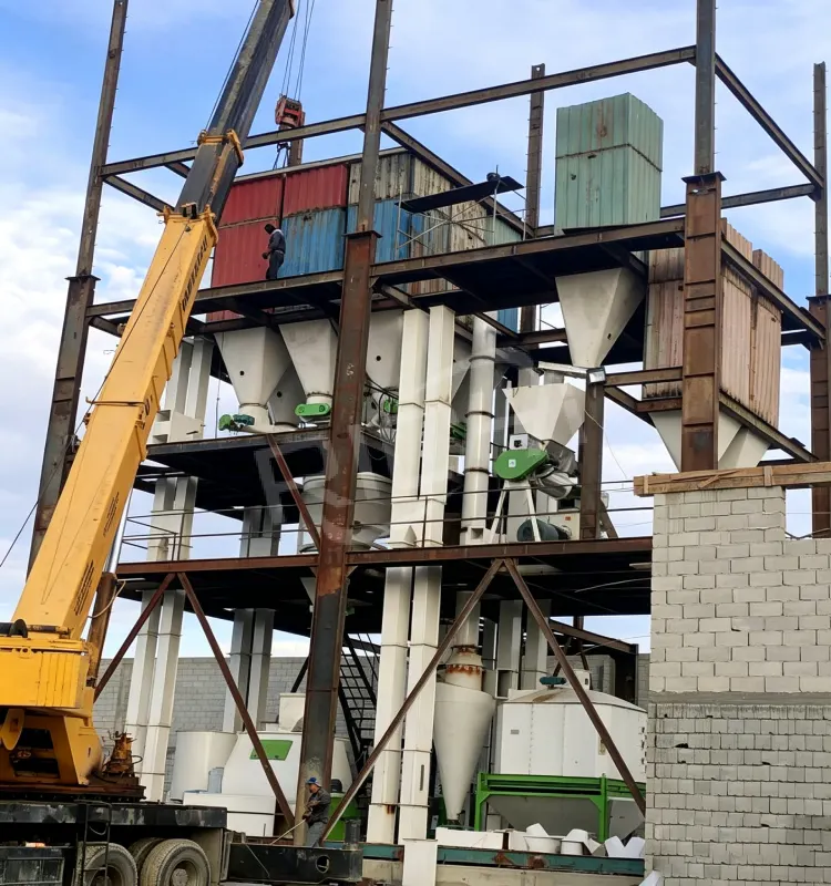 Die Produktionsanlage des Futtermittelprojekts in Usbekistan dient dazu, die Kosten der Futtermittelmühle zu senken.