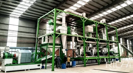 Projekt zur Errichtung einer großen Holzpellet-Produktionsanlage mit einer Leistung von 20–24 t/h in Bangladesch, industrielle Holzpellet-Produktionslinie