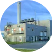 Biomasse-Kraftwerk, ausgestattet mit einer kompletten Produktionslinie zur Herstellung von Holzpellets