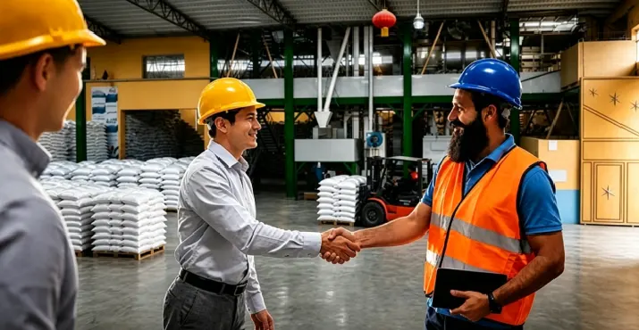 RICHI: establecimiento de relaciones comerciales en el sector de la maquinaria para pellets y colaboración con clientes extranjeros en proyectos de plantas de pellets