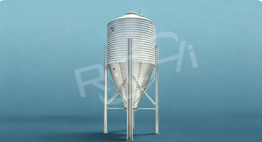 Preis für verzinkte Futtersilos für Geflügelfutteranlagen, Lagersilos für Getreiderohstoffe für Hühnerfuttermühlen