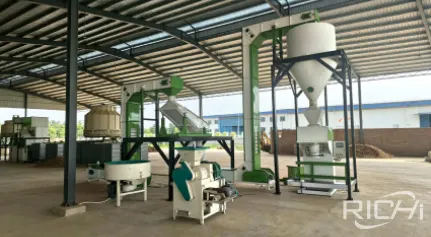 Projekt zur Herstellung von Holzpellets mit einer Kapazität von 15 tph in Malaysia, vollautomatische Holzpellet-Produktionsanlage