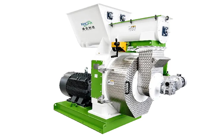 Holzpelletmaschine zur Herstellung von Biokraftstoff, Ringmatrizen-Pelletpresse für Holzabfälle