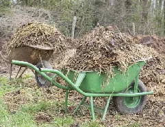 Agricultural straw crop residue, biomass raw material for compost pellet machine organic fertilizer production line