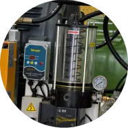 Automatic lubrication system for compost pellet mill machine, pellet mill oil lubrication unit