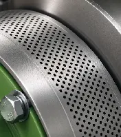 Ring die for biomass pellet mill, precision perforated ring die for wood and rice husk pellet forming