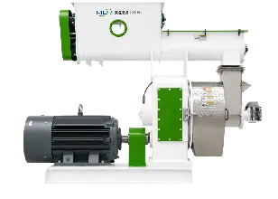 Rice husk pellet mill for making organic fertilizer pellets, agricultural waste fertilizer pelletizing equipment
