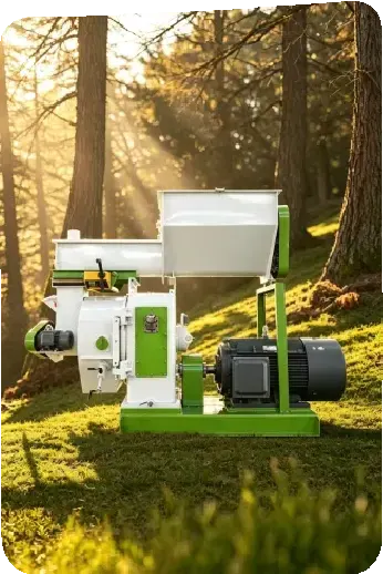 Sawdust pellet machine for biomass fuel, industrial wood sawdust pellet making machine