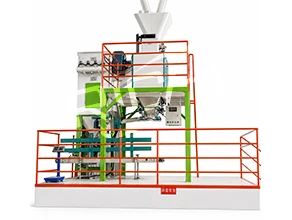Automatic bagging machine for packaging compost pellets