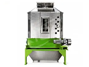 Pellet cooling machine for compost pellet production line