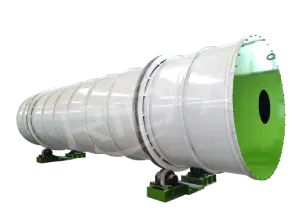 Rotary dryer machine for drying compost and biomass pellets